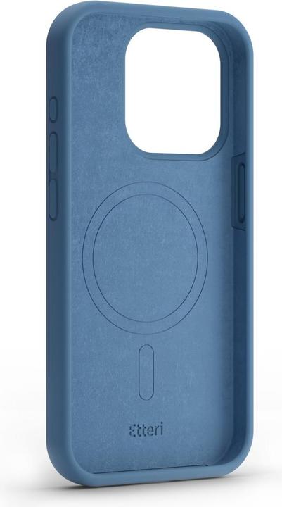 Actual product image Etteri Silicone Mag case for iPhone 15 Pro Max 6,7" dark blue (Apple iPhone 15 Pro Max)