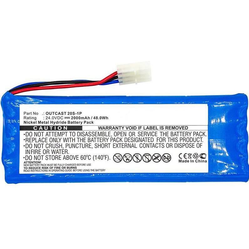 CoreParts Battery for Speaker (1 Zellen, 2000 mAh), Notebook Akku, Blau