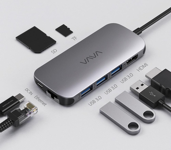 Immagine prodotto Vava VA-UC006 (USB-C, 3 Porti)