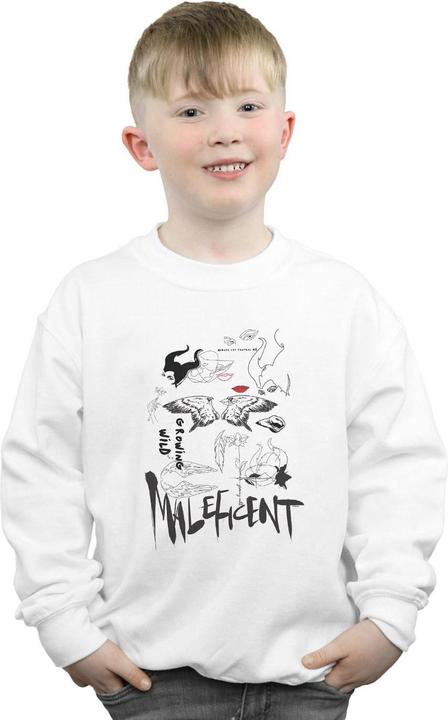 Produktbild Disney Maleficent Mistress Of Evil Growing Wild Collage Sweatshirt Jungen (104)