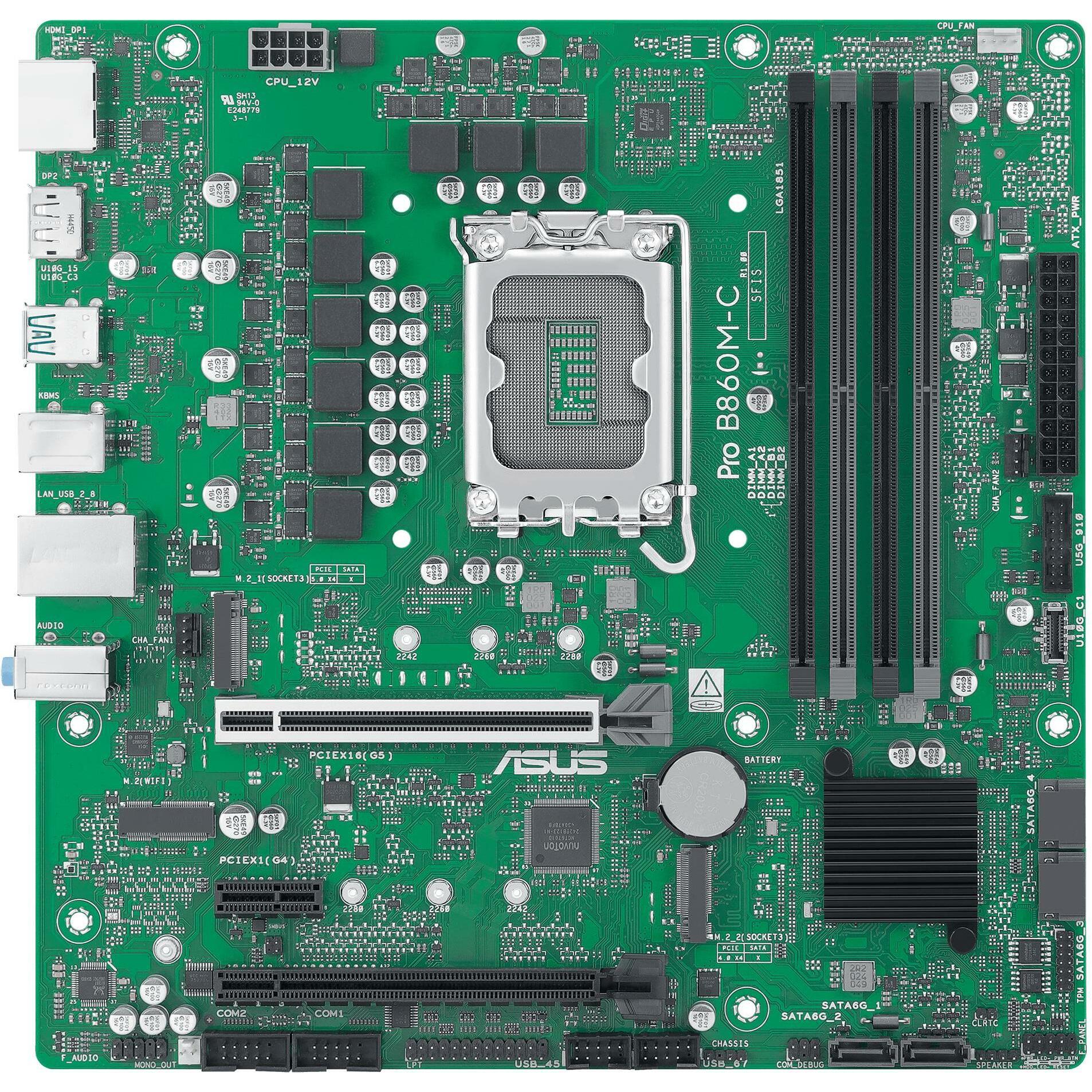 ASUS PRO B860M-C-CSM (LGA 1851, Intel B860, mATX), Mainboard