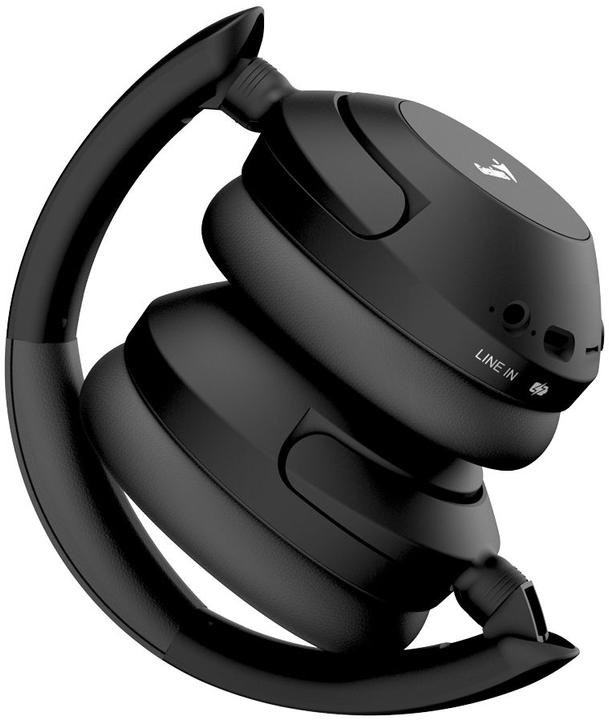Produktbild Genius HS-810BT schwarz / Kabelloses Headset / Mikrofon / BT 5.3 / Klinke 3,5 mm / USB-C (8 h, Kabellos)
