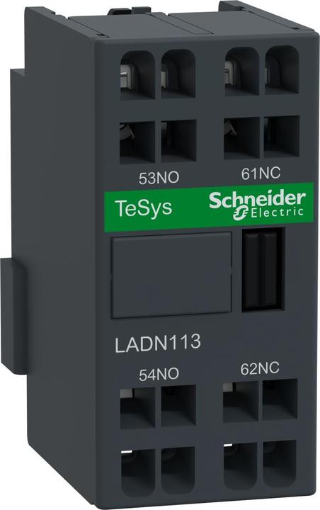Schneider Electric Auxiliary switch block, 1S+1Ö, LADN113