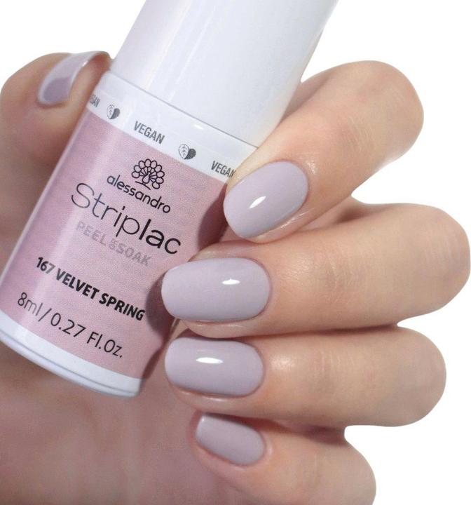Produktbild Alessandro Striplac Peel or Soak Velvet Spring 8 ml (167 Velvet Spring, UV-Gel Lack)