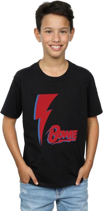 Produktbild David Bowie Red Bolt TShirt Jungen (128)
