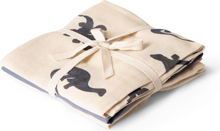 Image du produit That's mine - Bora muslin cloth 3-pack - Mono dino - Onesize