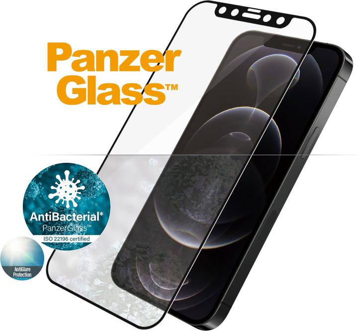 Actual product image PanzerGlass Case Friendly Black (1 Piece, Apple iPhone 12, Apple iPhone 12 Pro)