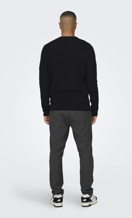 Actual product image Only & Sons Onskalle Reg 12 Struc Crew Knit Noos (S)