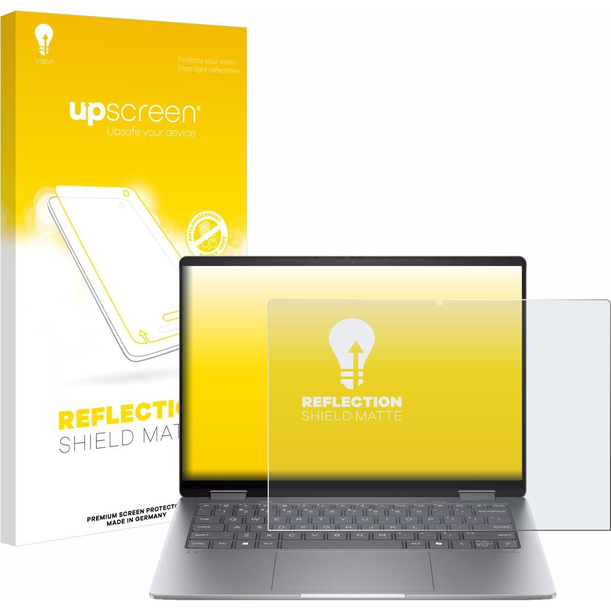 upscreen Schutzfolie Displayschutz Displayschutzfolie Folie Matt Entspiegelungsfolie (1"), Notebook Schutzfolie