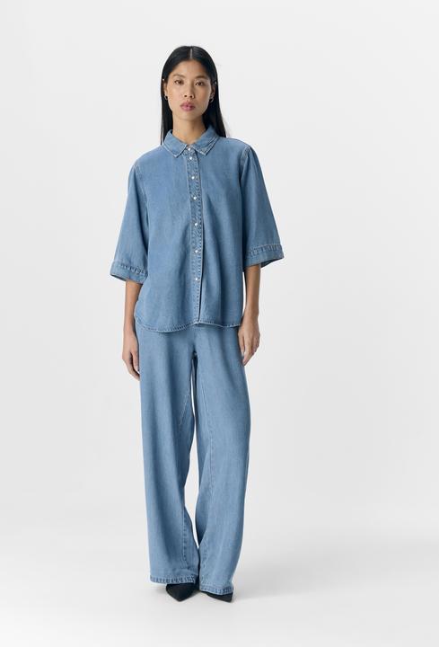 Immagine prodotto Object Kurzärmeliges Jeanshemd (M)