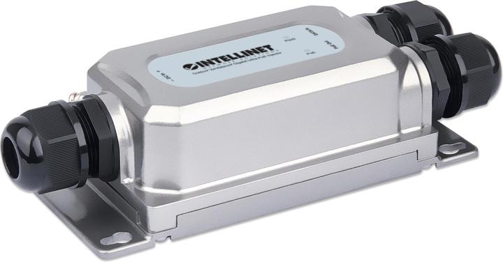 Actual product image Intellinet Outdoor Gigabit Ultra PoE Injector with Vandal Protection (802.3bt (PoE++), 802.3at (PoE+), 802.3af (PoE), 60 W)