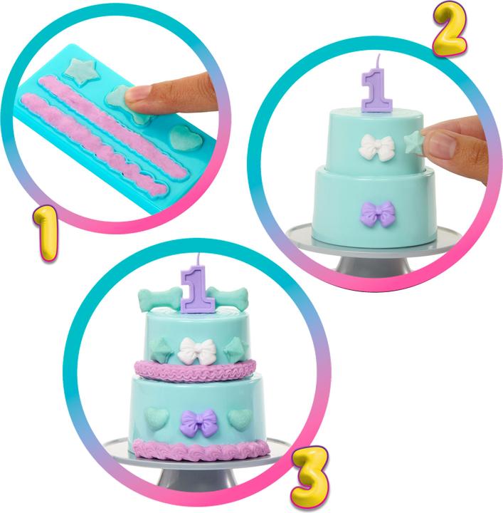 Image du produit Barbie Party Unboxed Animal de compagnie anniversaire série - robe bleue