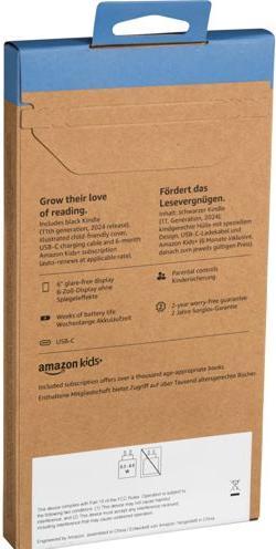 Produktbild Amazon Kindle Kids (6", 16 GB, ohne Werbung)