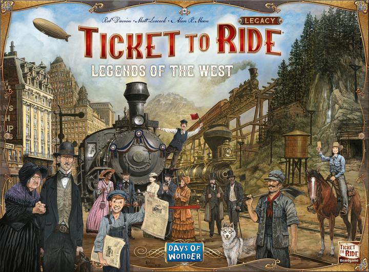 Image du produit Days of Wonder Ticket to Ride - Legacy - Legends of the West (DOW720036) (Anglais)