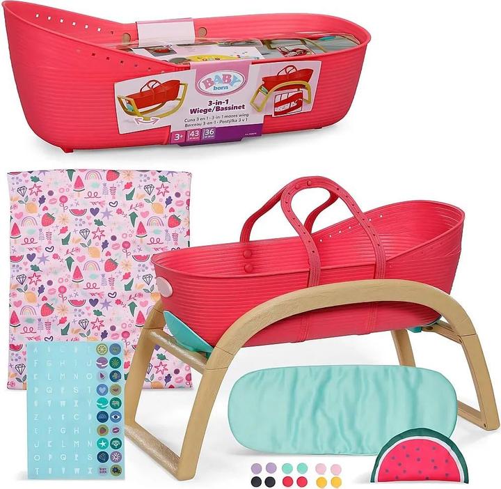 Image du produit Zapf Creation BABY born 3 in 1 Wiege Pinplay