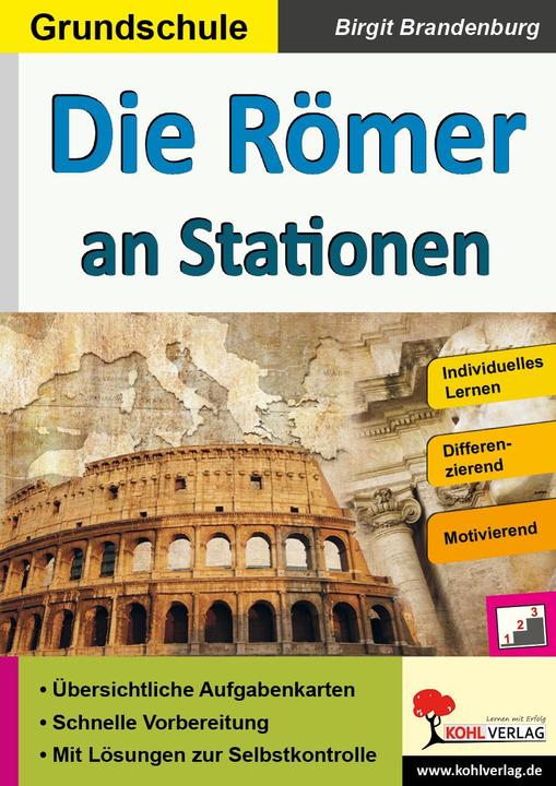 Produktbild Die Römer an Stationen (Deutsch, Birgit Brandenburg, 2017)