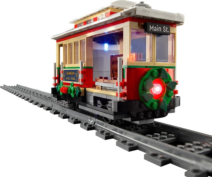 Image du produit LEGO La rue principale décorée pour Noël (10308, LEGO difficiles à trouver)