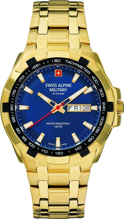 Produktbild Swiss Alpine Military 7043.1115 Day-Date 42mm 10ATM (Analoguhr, 42 mm)