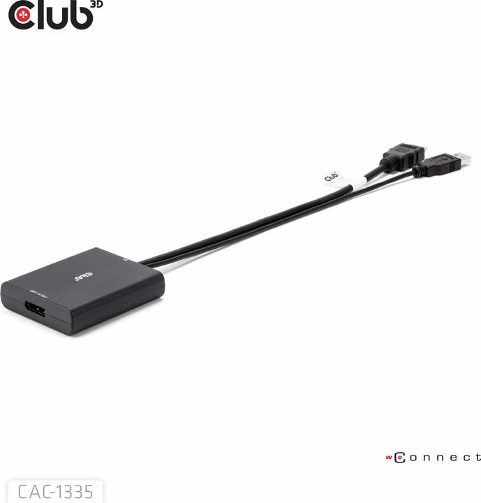 Produktbild Club 3D HDMI + Micro USB zu (DP, 6 cm)