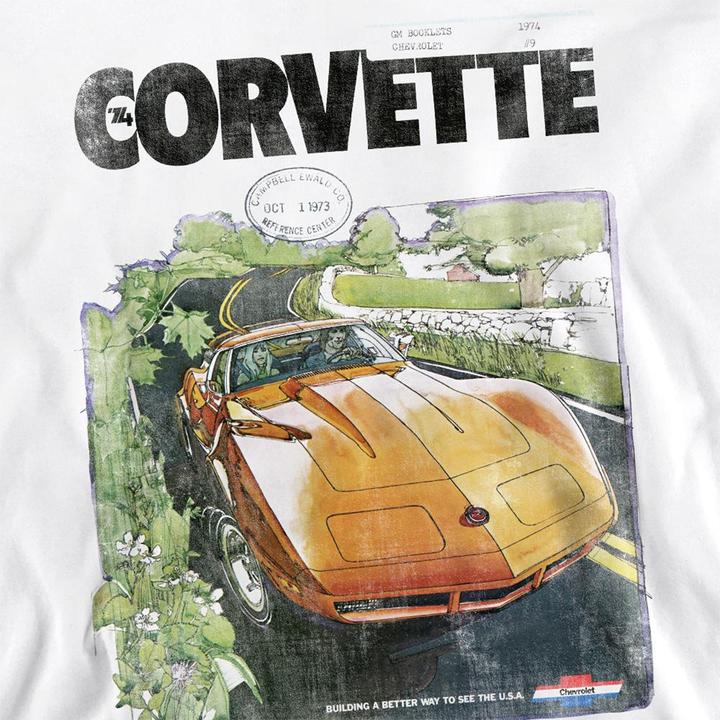 Immagine prodotto Chevrolet Corvette Felpa Poster Adulto Unisex (L)