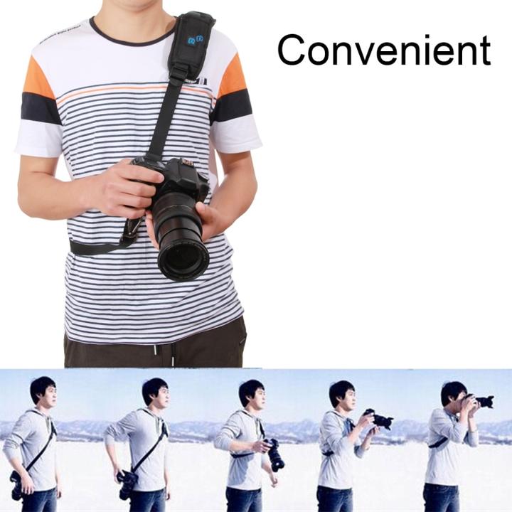 Actual product image Puluz Quick Release Anti-Slip Soft Pad Single Shoulder Camera Strap with Metal Hook for SLR/DSLR Cameras (Shoulder strap)