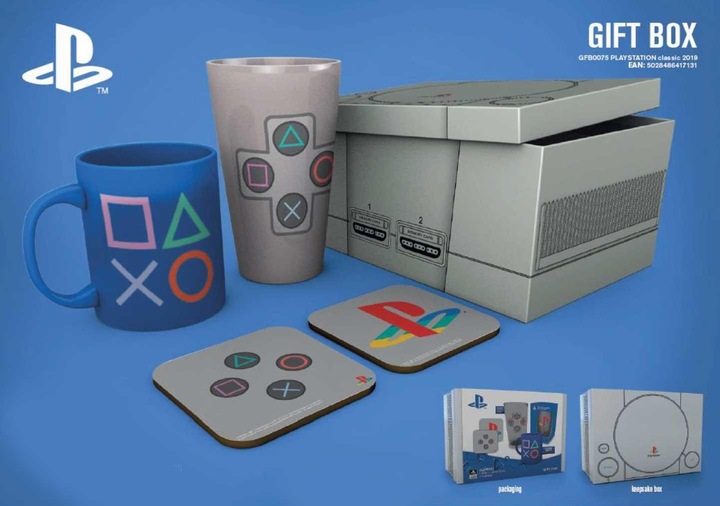 Actual product image ABYstyle Playstation Pack : Bicchiere / Tazza / 2 Sottobicchieri (1 x)