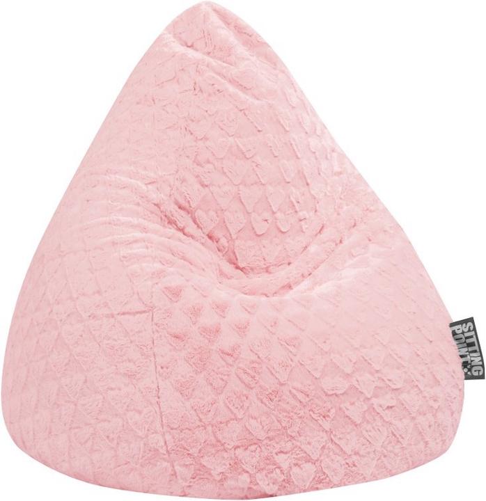 Sitting Point Beanbag Fluffy Hearts