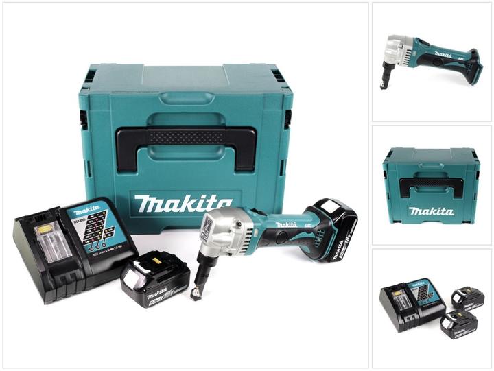 Produktbild Makita 18V Akku-Knabber DJN161RTJ 1.6mm mit 2x Akku 5.0Ah
