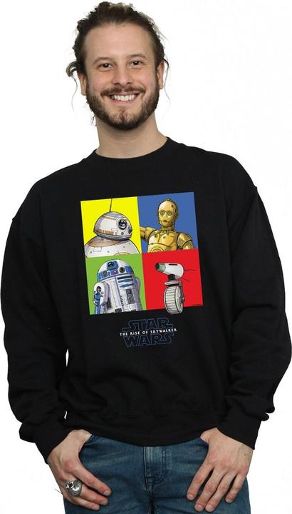 Immagine prodotto Star Wars The Rise Of Skywalker Droid Squares Felpa Uomo (XL)