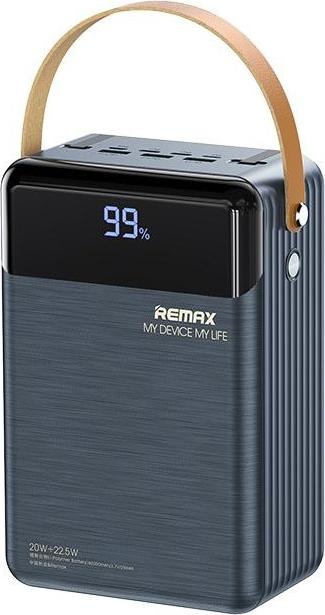 Actual product image Remax Lesu II Series PD20W+QC22.5W Cabled Fast Charging Power Bank 80000mAh RPP-566