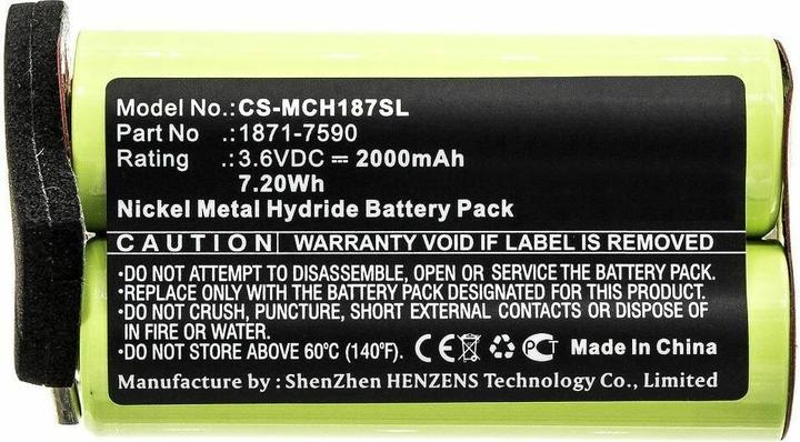 Actual product image CoreParts Battery for Shaver (1 pcs.)