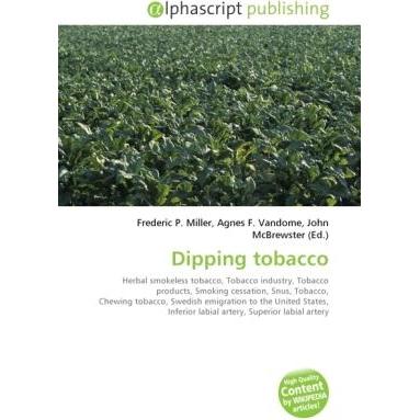 Dipping tobacco, Fachbücher