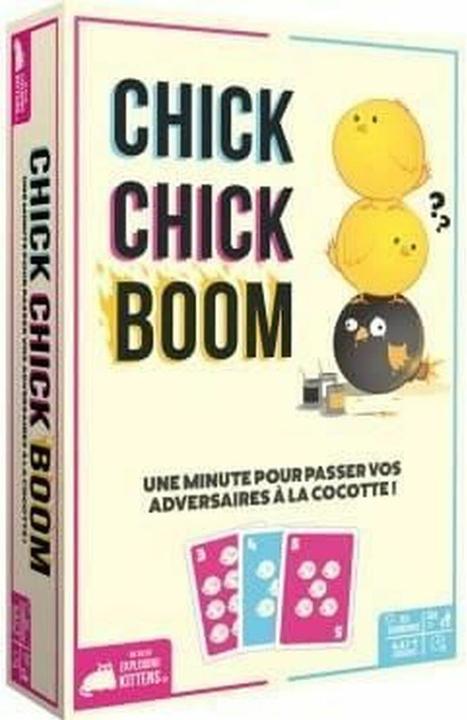 Actual product image Exploding Kittens Chick Chick Boom (French)