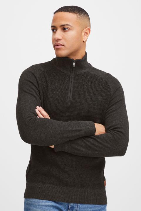 Immagine prodotto Blend Ganbolf Maglione In Maglia Grossa Pullover Con Colletto Troyer In Cotone 100% Stampa (XXL)