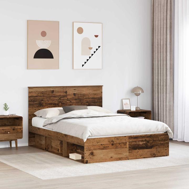 Image du produit vidaXL Moderner Bettrahmen (135 x 190 cm)