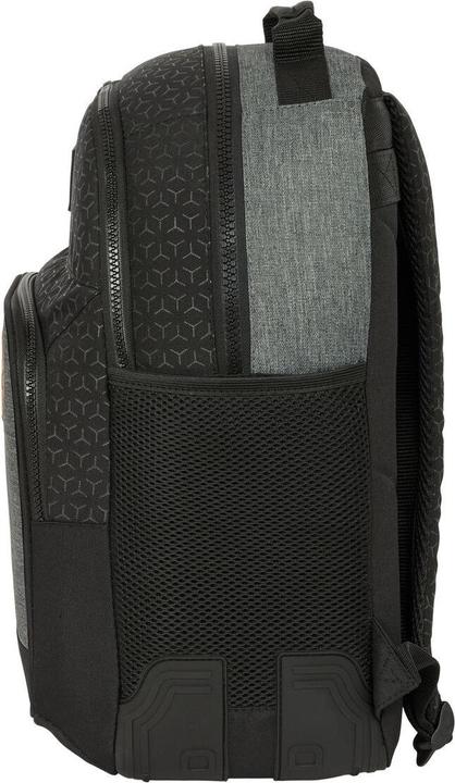 Actual product image Safta School Bag BlackFit8 Old school Black Grey 32 x 42 x 15 cm