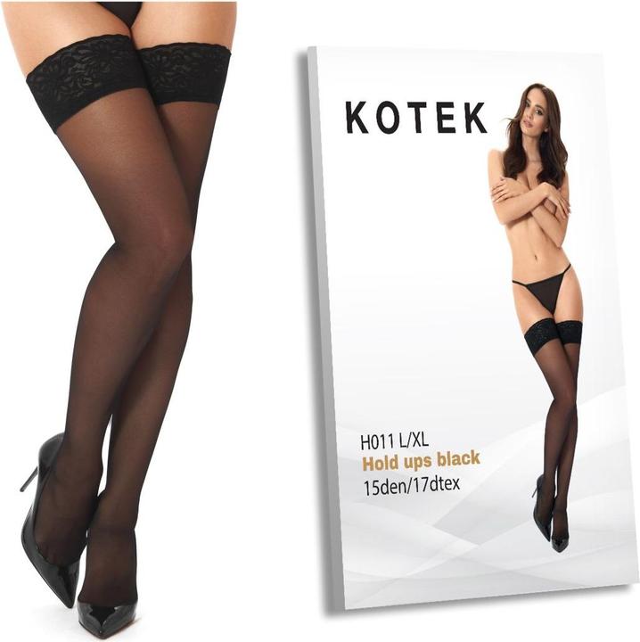 Productafbeelding Kotek KO H011 hold ups zwart 15den L/XL (XL)