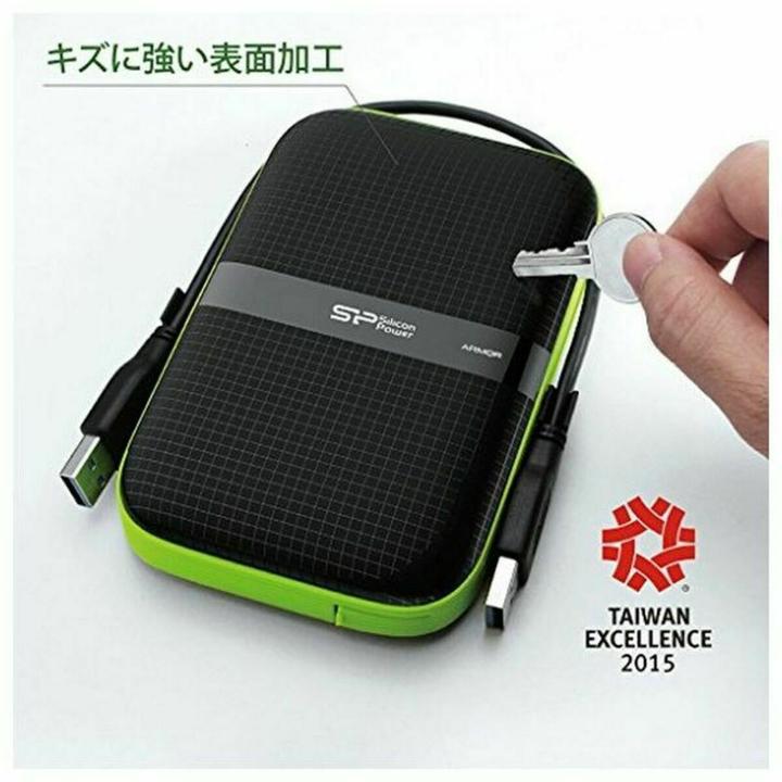 Actual product image Silicon Power Armor A60 2TB USB 3.0 2.5 SP020TBPHDA60S (2 TB)