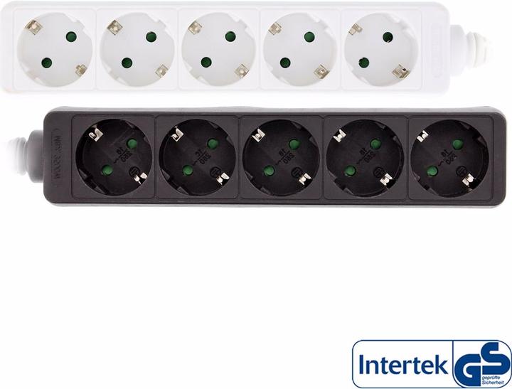 Actual product image InLine Socket strip (5 x, CEE 7/3, 1.50 m)