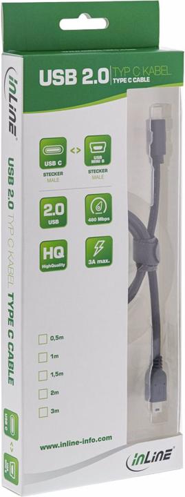 Image du produit InLine Câble USB 2.0 (1 m, USB 2.0)