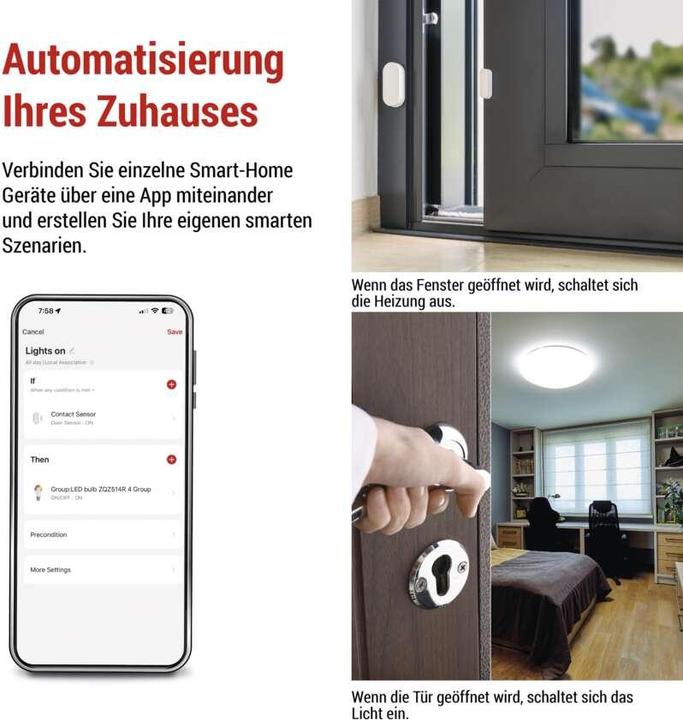 Produktbild Emos GoSmart Tür-/Fenstersensor IP-2011Z, ZigBee