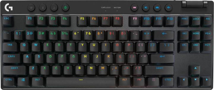 Produktbild Logitech G PRO X TKL LIGHTSPEED BLACK G KB--US INTL-EMEA28I-935 (Eng. Int., Kabelgebunden, Kabellos)