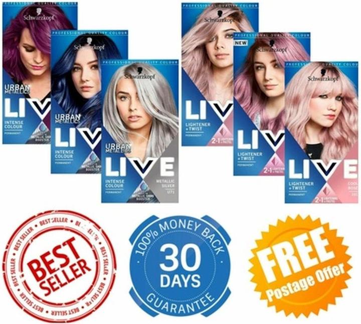 Immagine prodotto Schwarzkopf Tinture per capelli ultra brillanti o pastello dal vivo 098 Steel Silver (098 Acciaio Argento)