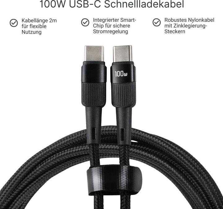 Produktbild Hermex USB C — USB C (2 m, 100 W)