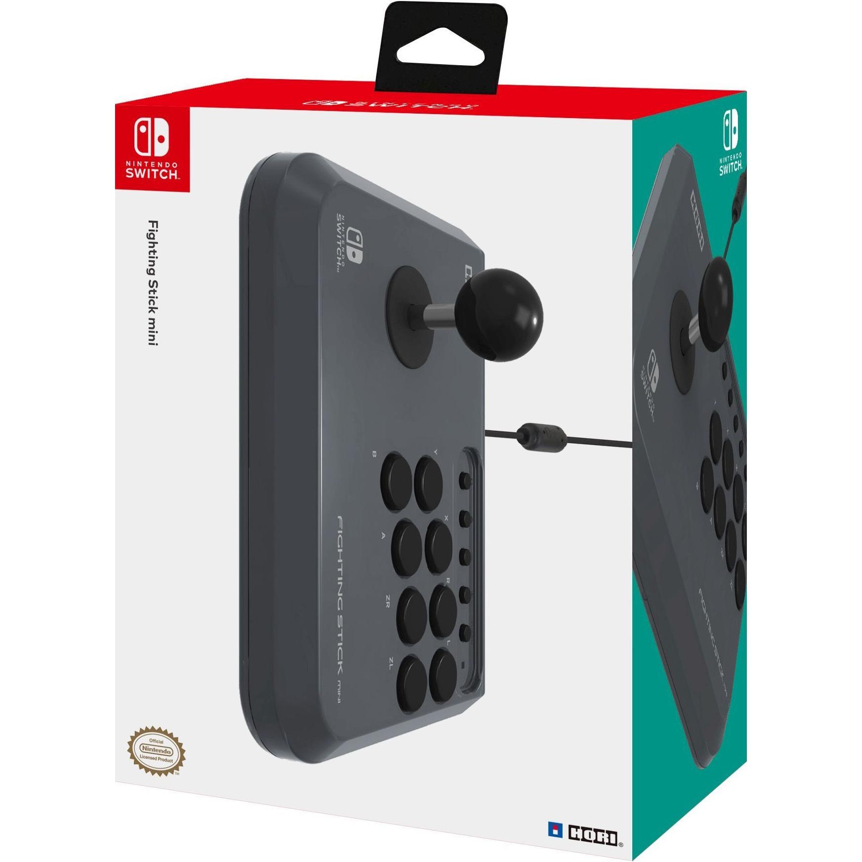 Thumbnail - HORI Fighting Stick Mini (Switch), Gaming Controller, Grau