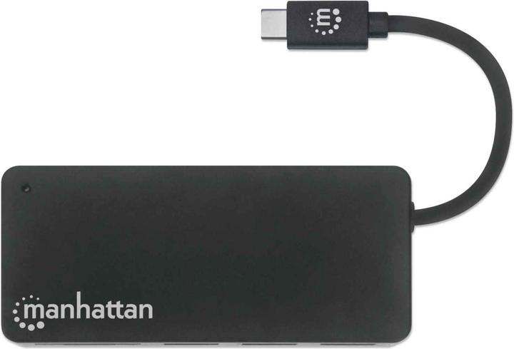 Produktbild Manhattan USB 3.0 Hub mit Kartenleser (USB-C, 3 Ports)