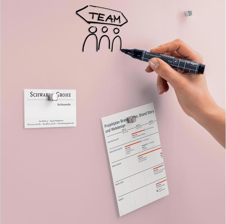 Actual product image Sigel Glass Magnet Board Artverum (Magnet board, 60 x 40 cm)