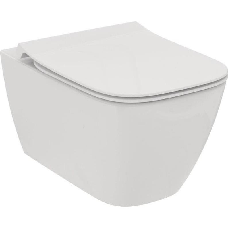 Ideal Standard, WC Deckel, Toilet Hung Ilife Riml With Cover White