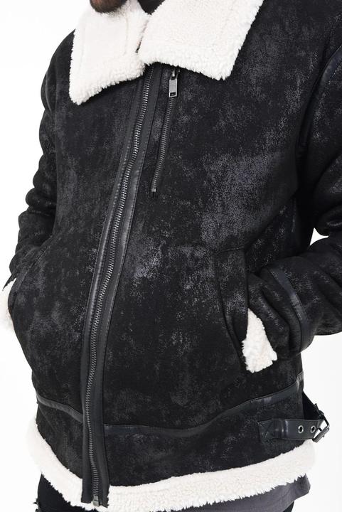 Actual product image Sixth June faux outon reversible leather jacket (M)