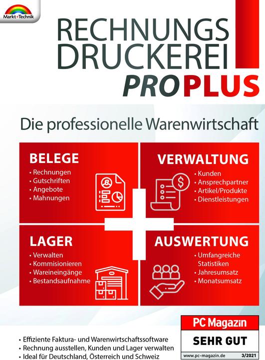 Rechnungsdruckerei Pro Plus Download Code (1 User, 1 Geräte/User, unbegrenzt)